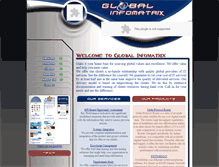 Tablet Screenshot of globalinfomatrix.com